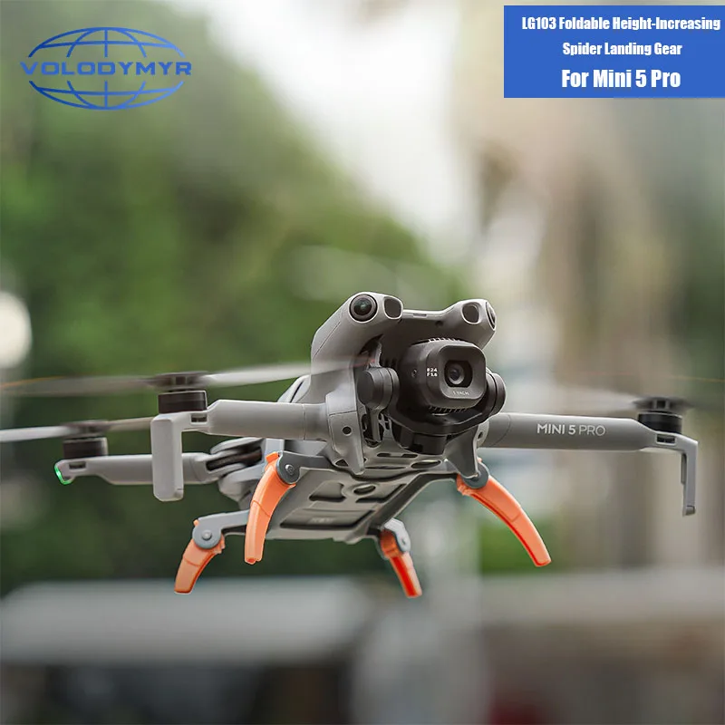 

VOLODYMYR Foldable Extended 30mm Landing Gear Leg for DJI Mini 5 Pro Drone Accessories Splitting Tripod Training Kit
