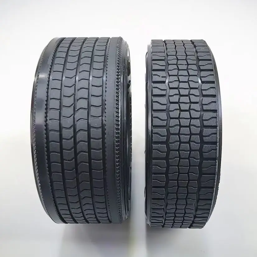 1 Paar 73 mm Gummireifen breite schmale Reifen für 1/14 Tamiya RC Scania 770S Man Actros Volvoo TGX TGS europäische LKW-Spielzeugteile