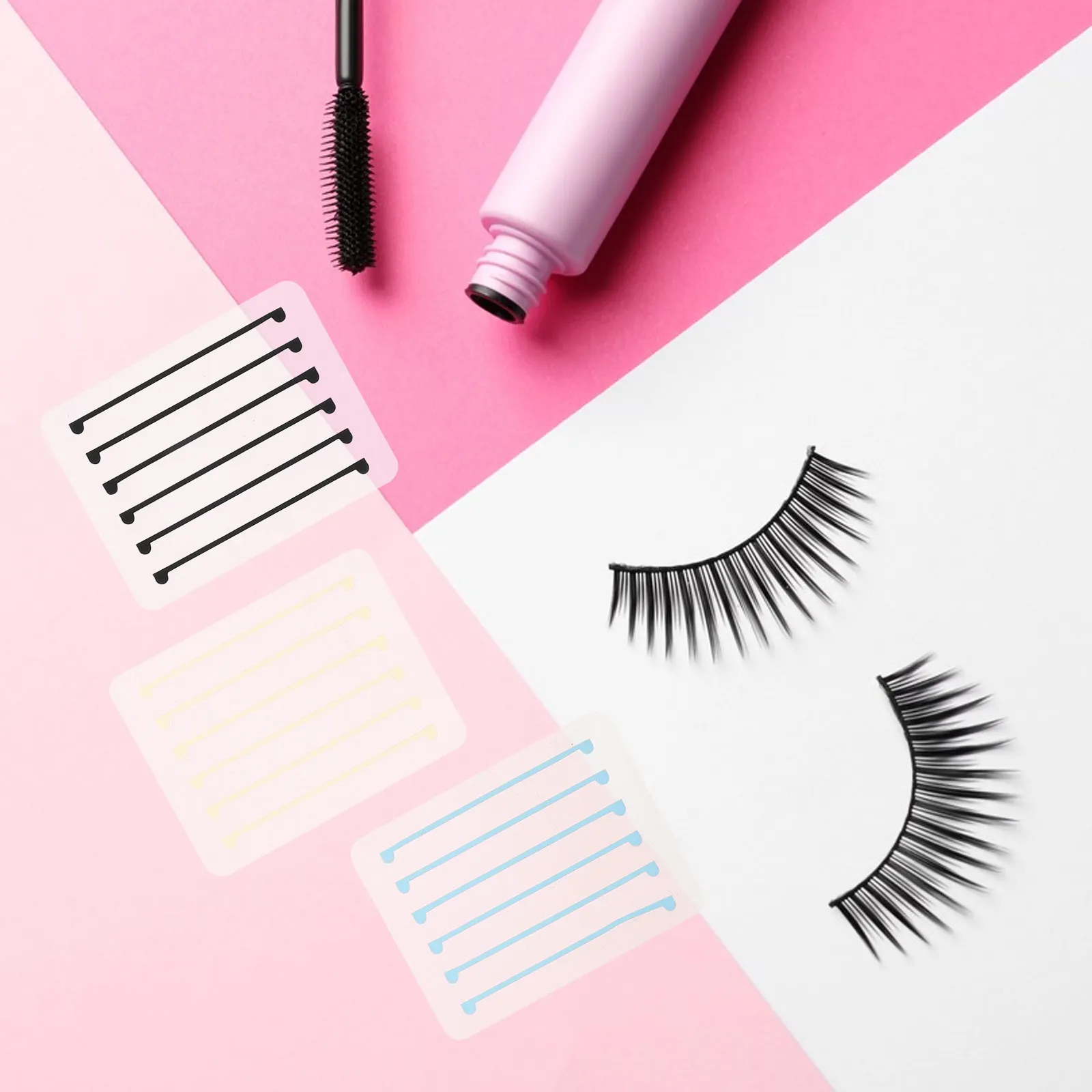 

7 Sheets Silicone Eyelash Lift Pads Vibrant Lash Lift Shields Reusable Soft Comfortable Eye Area Protection for Professional