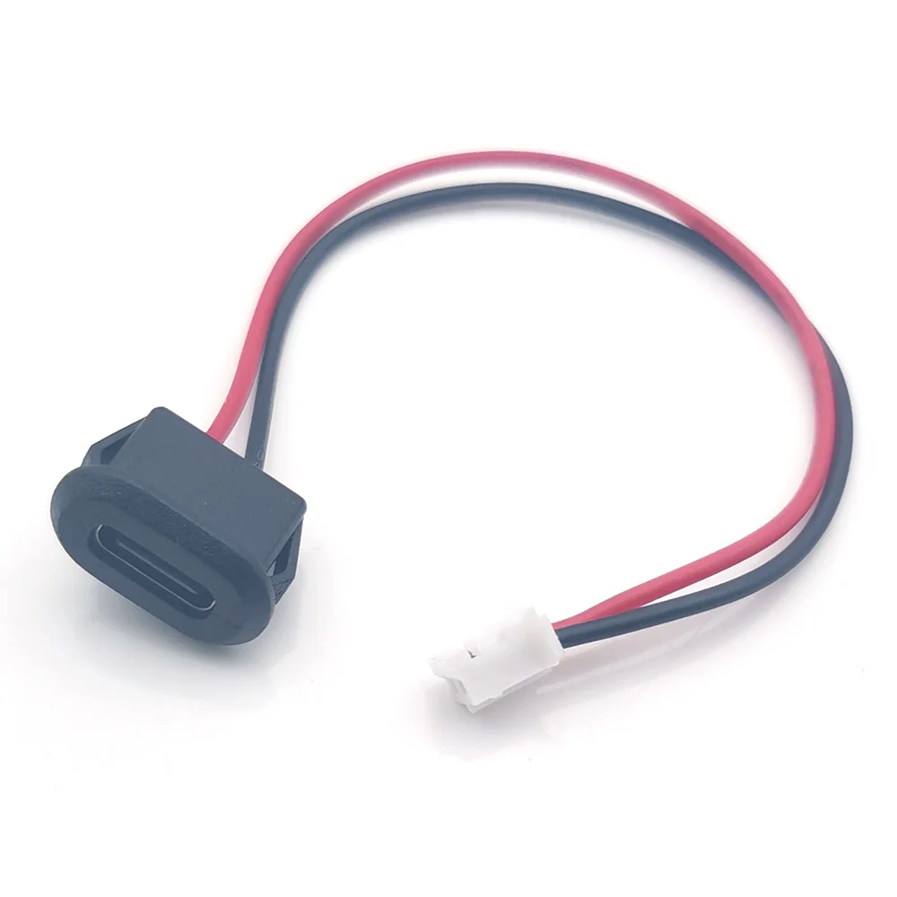 USB نوع C أنثى موصل مع بطاقة مشبك ، 3A عالية الحالية ، منفذ شحن سريع ، USB-C شاحن التوصيل ، 2-10 قطعة