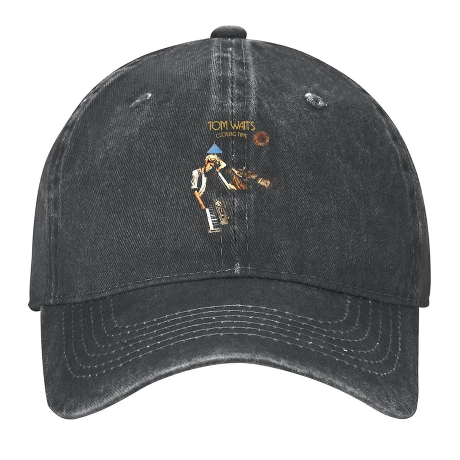 

Tom-Waits Baseball Cap Sunscreen Snap Back Hat Horse Hat Hat Baseball Cap Mens Women's