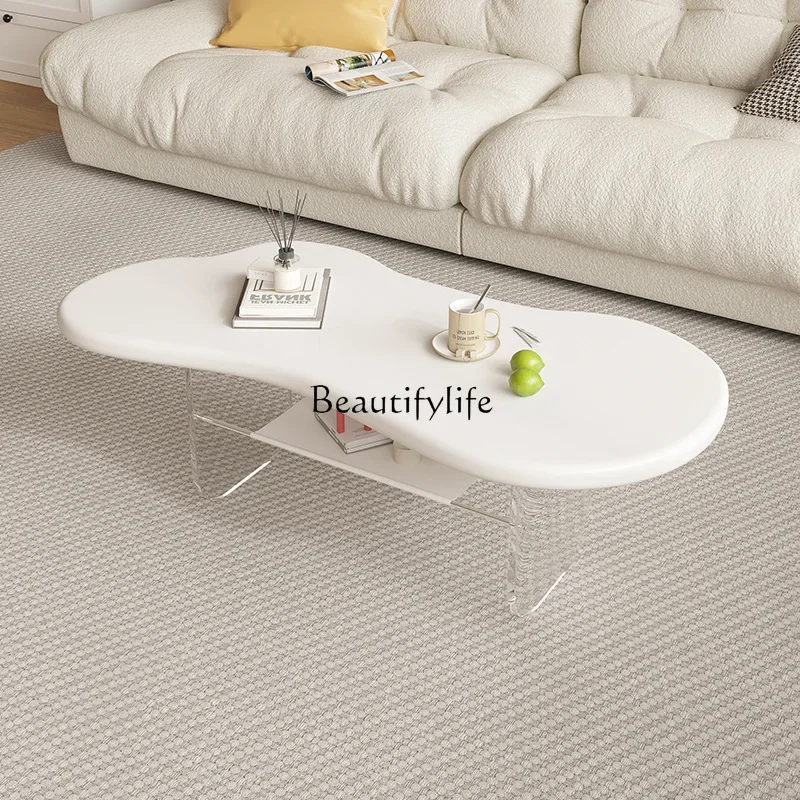 Cream Wind Bone Cloud Coffee Table B & B Hotel Small Apartment Living Room Leisure Coffee Table