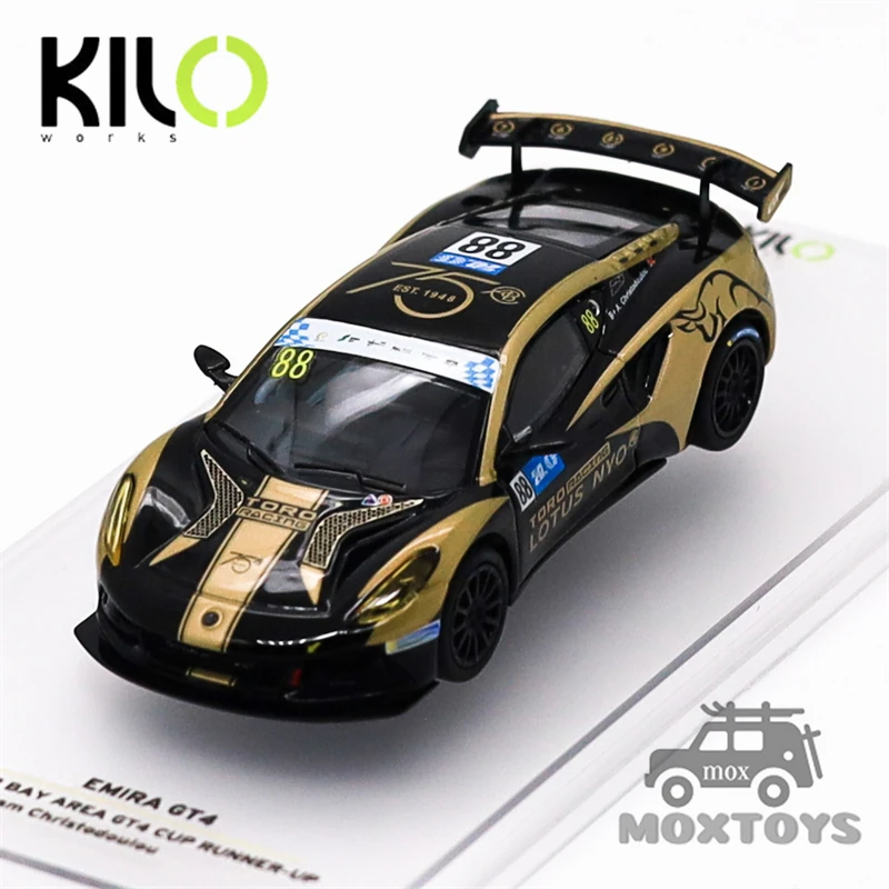 

KILO 1:64 EMIRA GT4 Adam Christodoulou 2023 Macau TEAM TORO #88 Diecast Collector's Vehicle Model Car