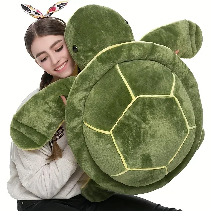 Sea Turtle Stuffed Animal Babies Mommy Turtle Plush Toy Stuffed Animal Family Plushie Birthday Party Gift for Kids Girl Boy