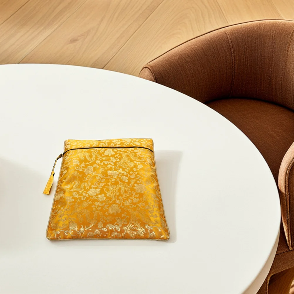 

2 pcs Zipper Bag Bible Book Cover Protector Storage Pouch For Prayer Book Stationery Art Supplies Travel Organizer Case