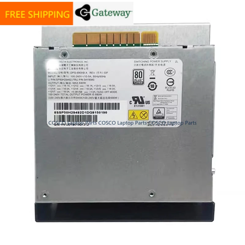 690W nuevo Original para Lenovo ThinkStation estación de trabajo P720 P520 fuente de alimentación conmutada 54Y8980 DPS-690AB A 5P51D77167 5P51D77010