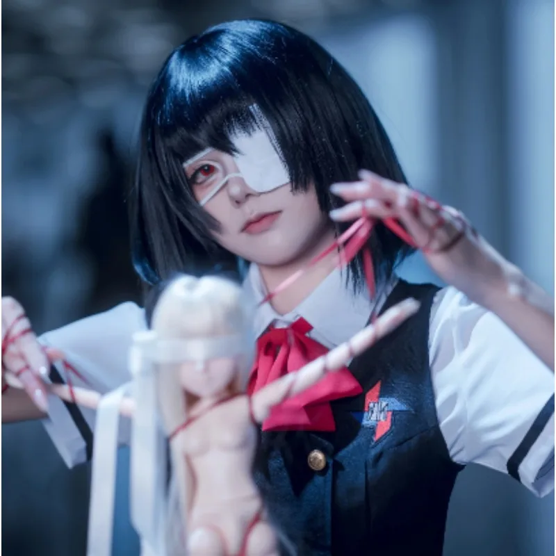 Mei Misaki Izumi Akazawa Cosplay Costume Another Sailor School Uniform Full Set for Women Halloween Yomiyama Academy view 5