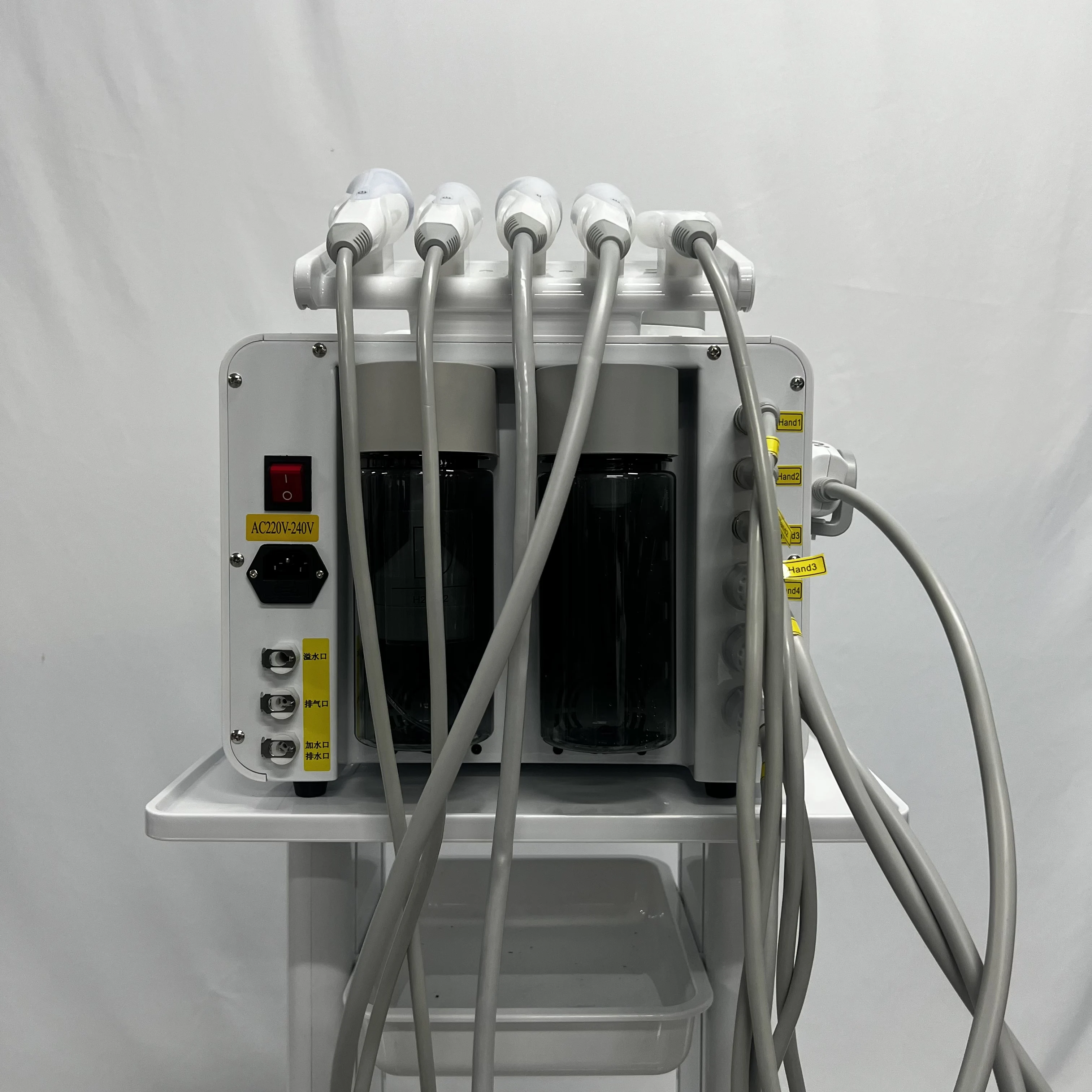 

Многофункциональный аппарат для гидродермабразии 6-в-1 с RF-лифтингом и биолифтингом, H2-O2 микродермабразия, водная дермабразия, косметологическое оборудование