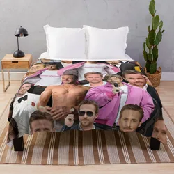 HIGH QUALITY ryan gosling photo collage Throw Blanket Luxury St Luxury Moving Blankets