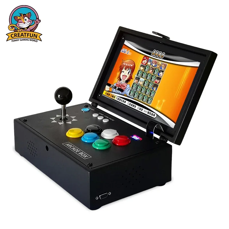 10 inch Portable arcade games cabinet thousand fighting games household video game console