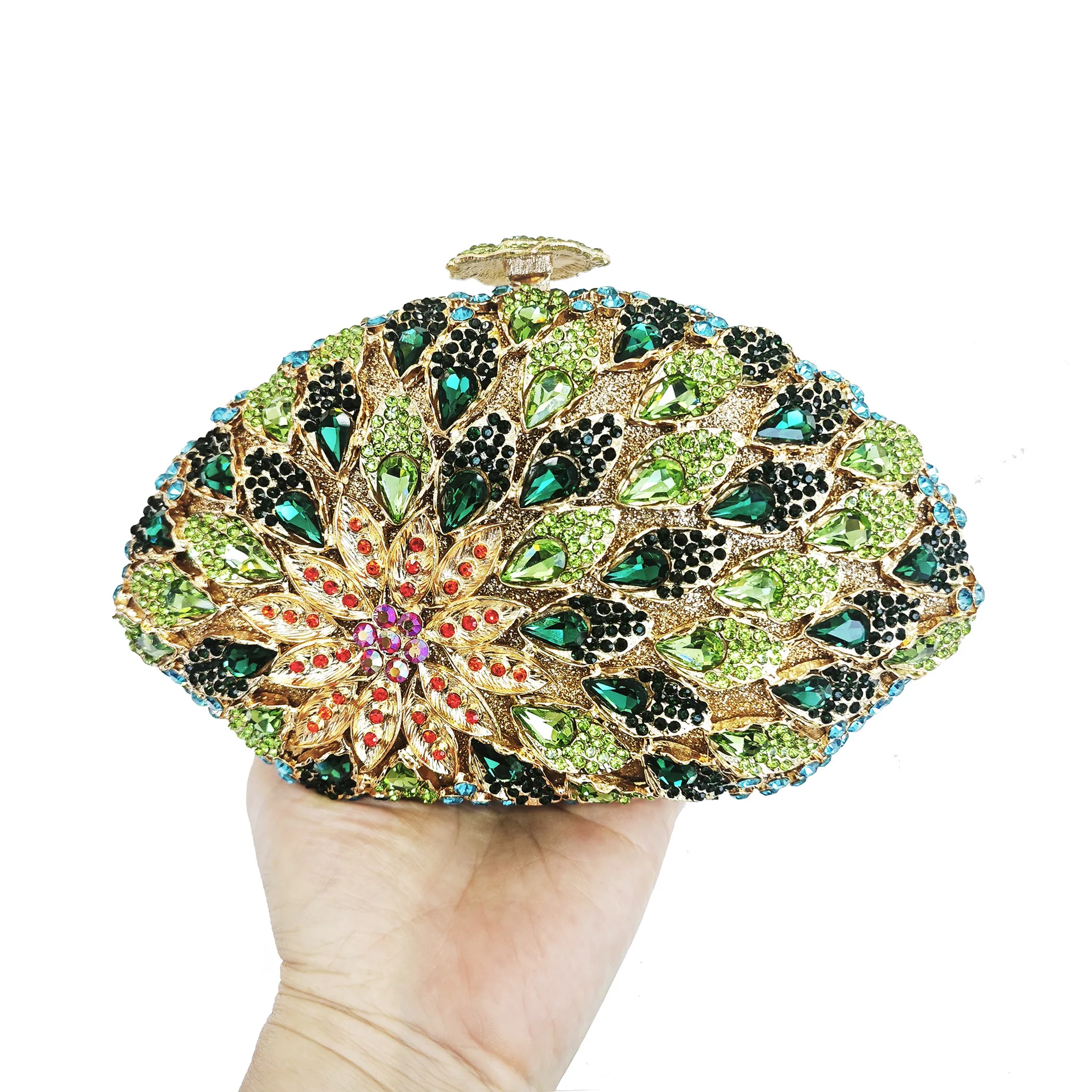 

WHTUOHENG Роскошный вечерний клатч со стразами и кристаллами, женский бриллиантовый ужин, коктейльная сумочка, драгоценные камни, свадебный кошелек