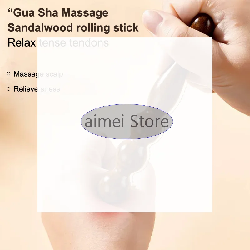 

Wooden Muscle Roller Stick Acupoint Points Massager Deep Tissue Fascia Massager Foot Back Body Therapy Massage Tools