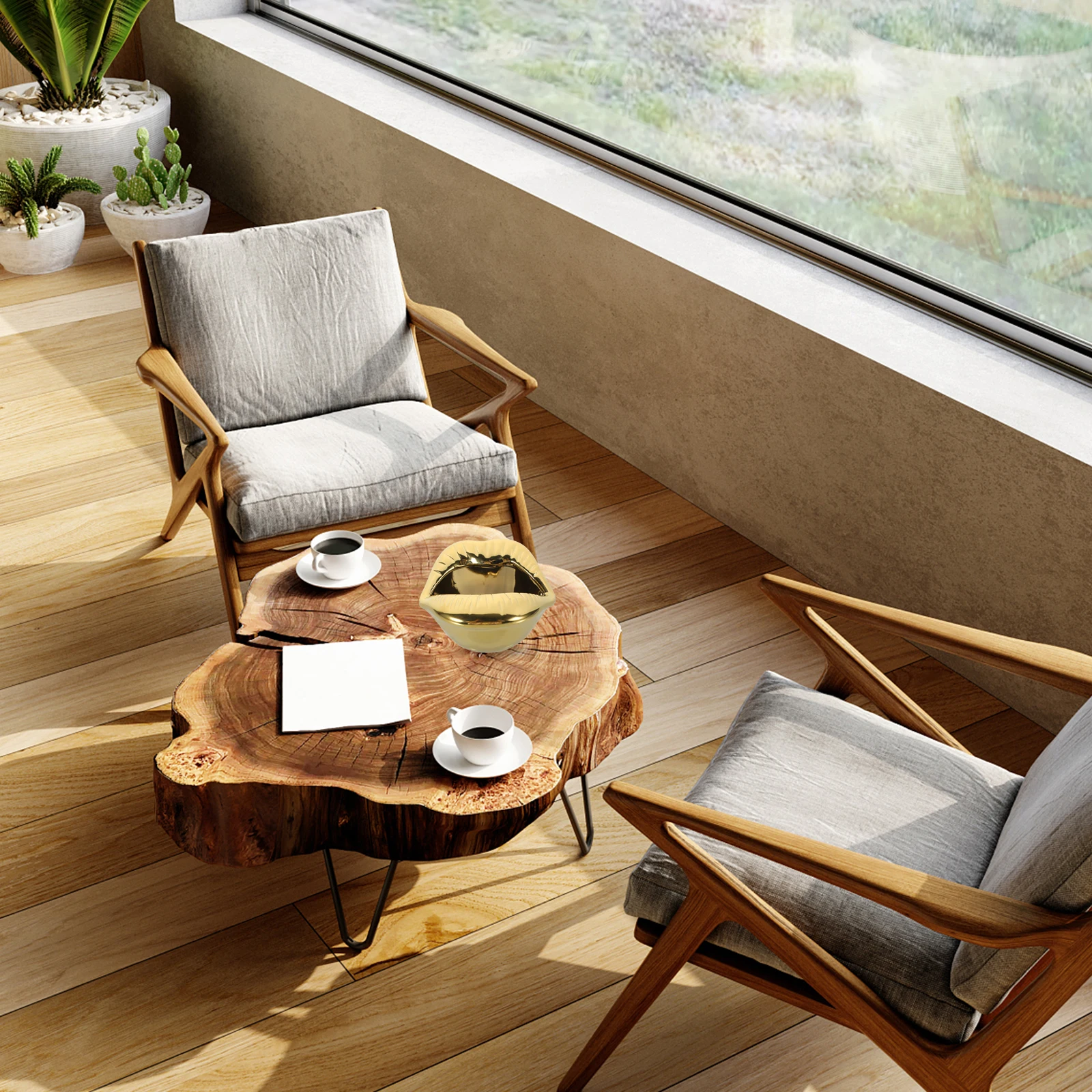 

Cigarettes Ashtray Lip Holder Modern Ashtrays Tabletop Creative Fancy Cute Cool Pretty