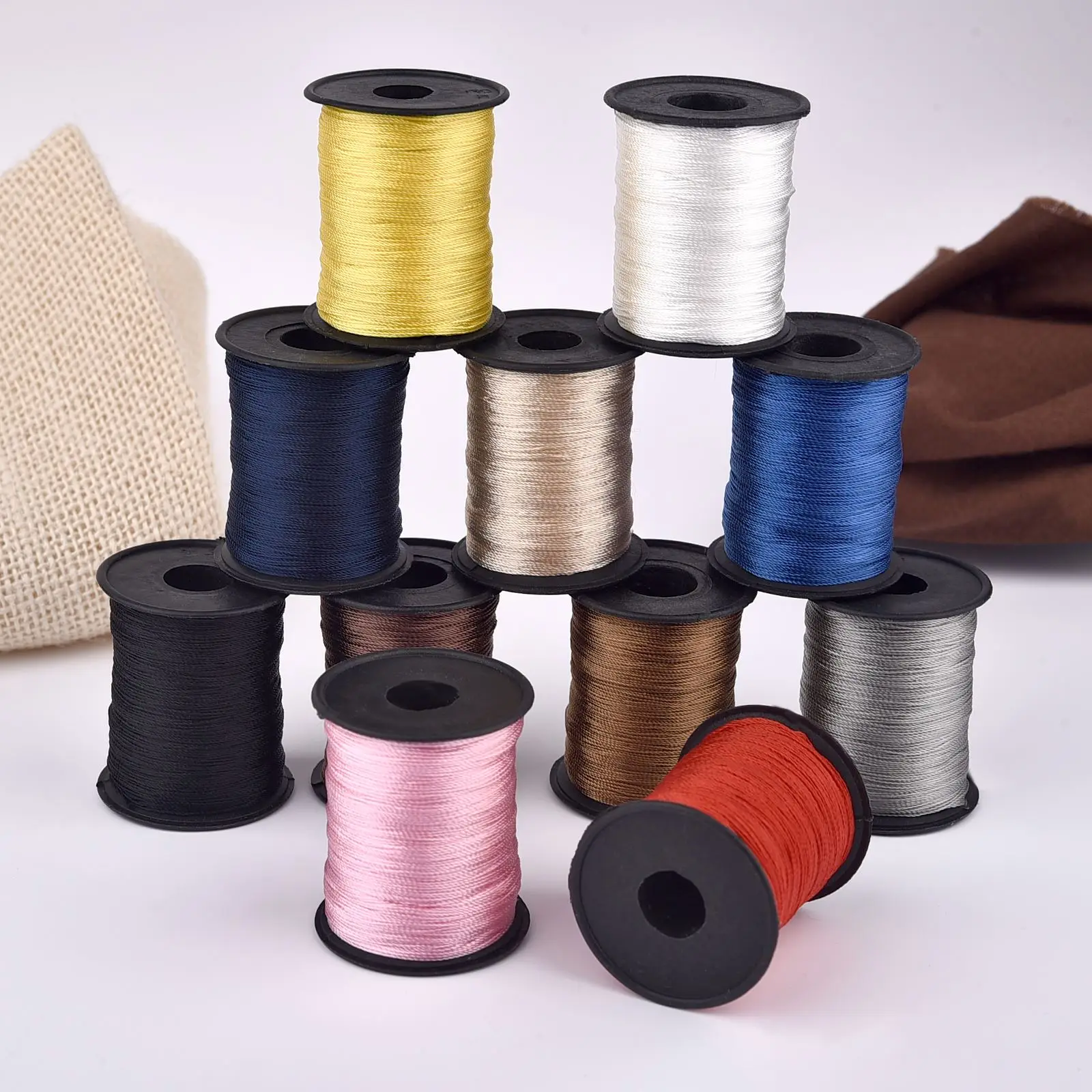 150m/Roll 0.25mm Sewing Machine Thread Handmade Nylon Thread High-Strength Silk Light Leather Silk Thread Jeans Thick Thread