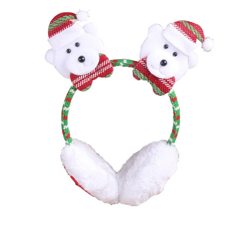 Christmas New Winter Cold Insulation High Quality Earmuffs Adult Children Warm Decoration Party Dress