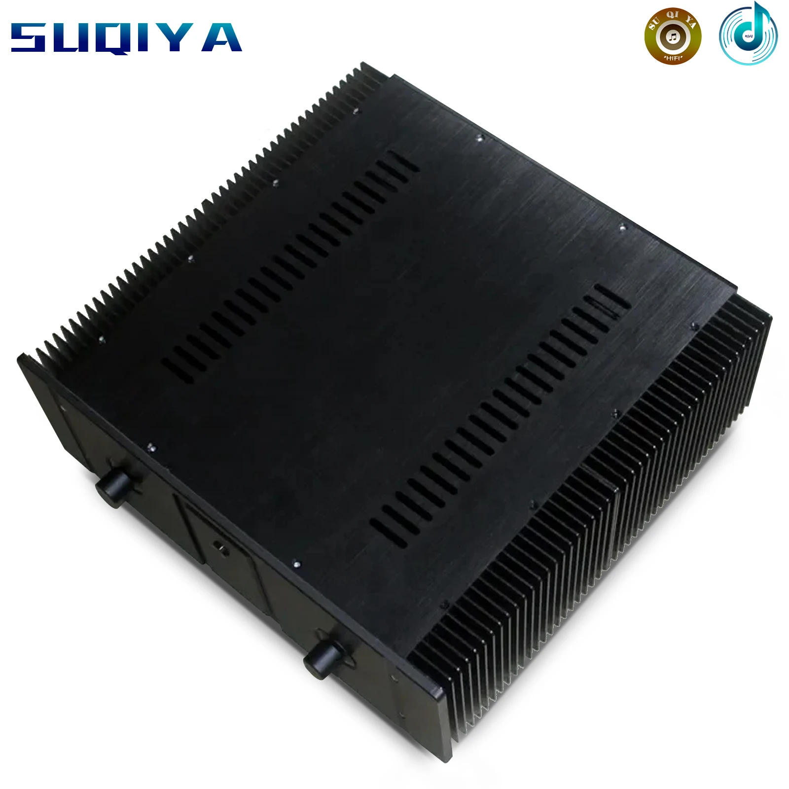 

case 440*150*410mm WA20 black Full aluminum amplifier chassis / Class A amplifier/Pure After amp/AMP Enclosure/case/DIY box