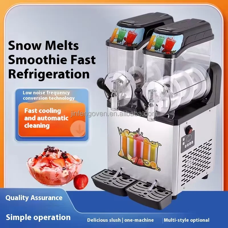 

Gold Seller High Productivity Commercial Slush Maker Smoothie Machine New 1 Tank 2 Tanks 3 Tanks Slushy Maker