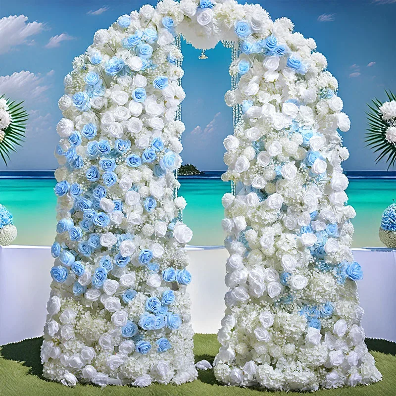 

Cross Scene Essential Blue Flower Rows for Arches Horn Stands Cohesive Decor for Cake Towers Windows Expos
