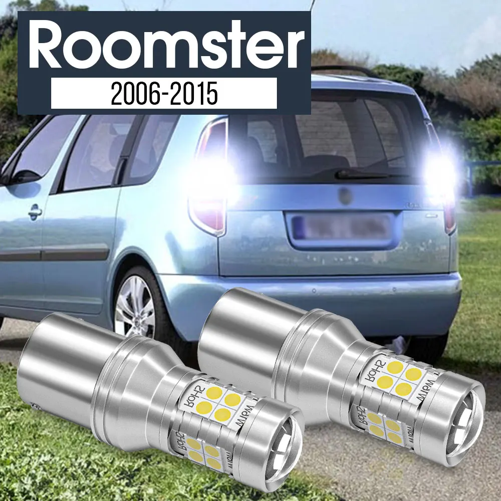 

2pcs LED Backup Light Reverse Lamp Blub Canbus Accessories For Skoda Roomster 2006-2015 2007 2008 2009 2010 2011 2012 2013 2014