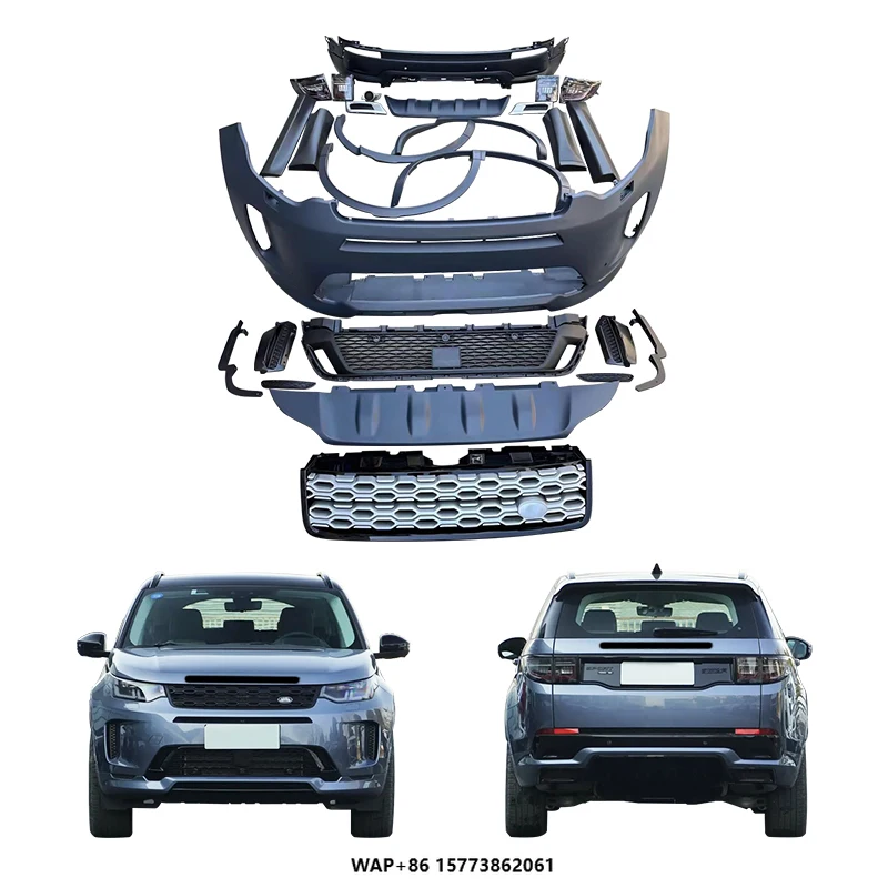 

Upgraded Body Kits New Front Bumper Rear Bumper Without Headlights & Taillights for LR 2017-2020 Discovery