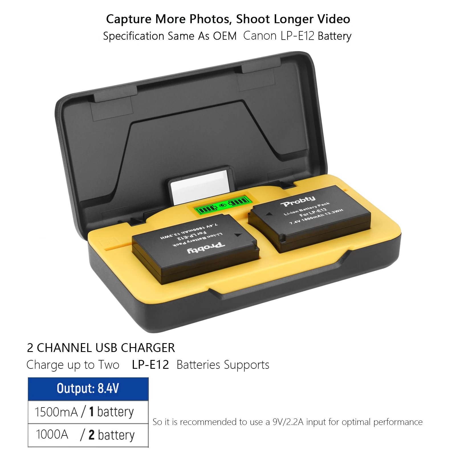 بطارية 1800 مللي أمبير LP-E12 LP E12 LPE12 أو شاحن سريع 20 وات لكاميرات Canon EOS M50، M50 Mark II، M، M2، M10، M100، M200، Rebel SL1