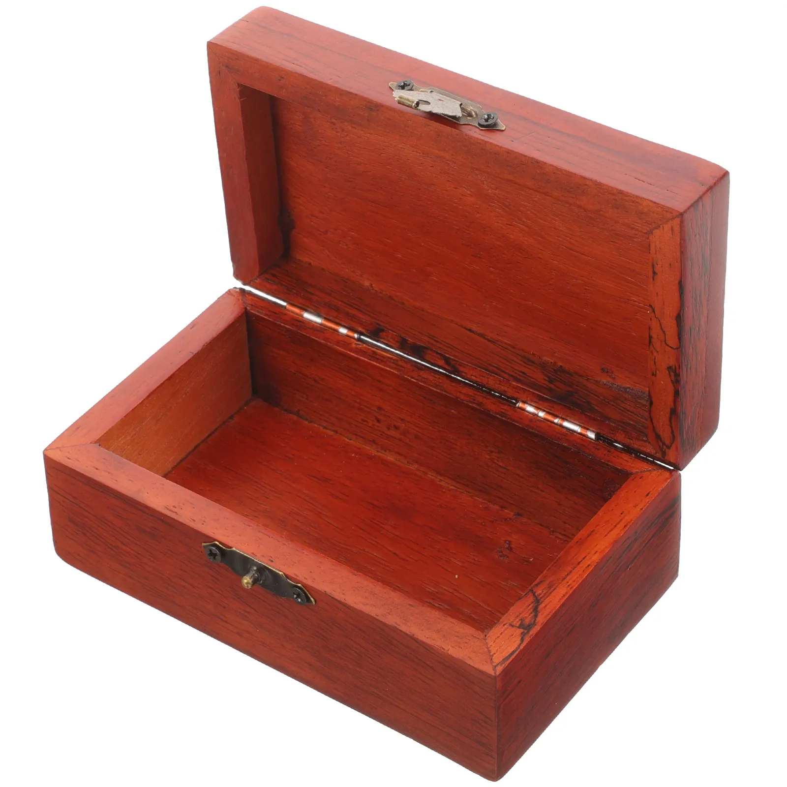 

Wooden Jewelry Box Vintage Style Large Capacity Jewelry Organizer Case Decorative Trinket Storage Box for Vanity Table