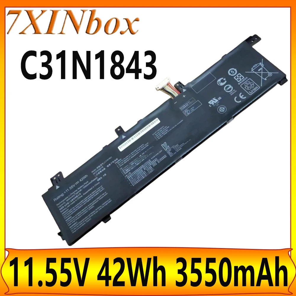 

7XINbox C31N1843 11,55 В 42 Втч 3550 мАч Аккумулятор для ноутбука Asus VivoBook S14 S432 S432FA X432FA S15 S532 S532FL Series