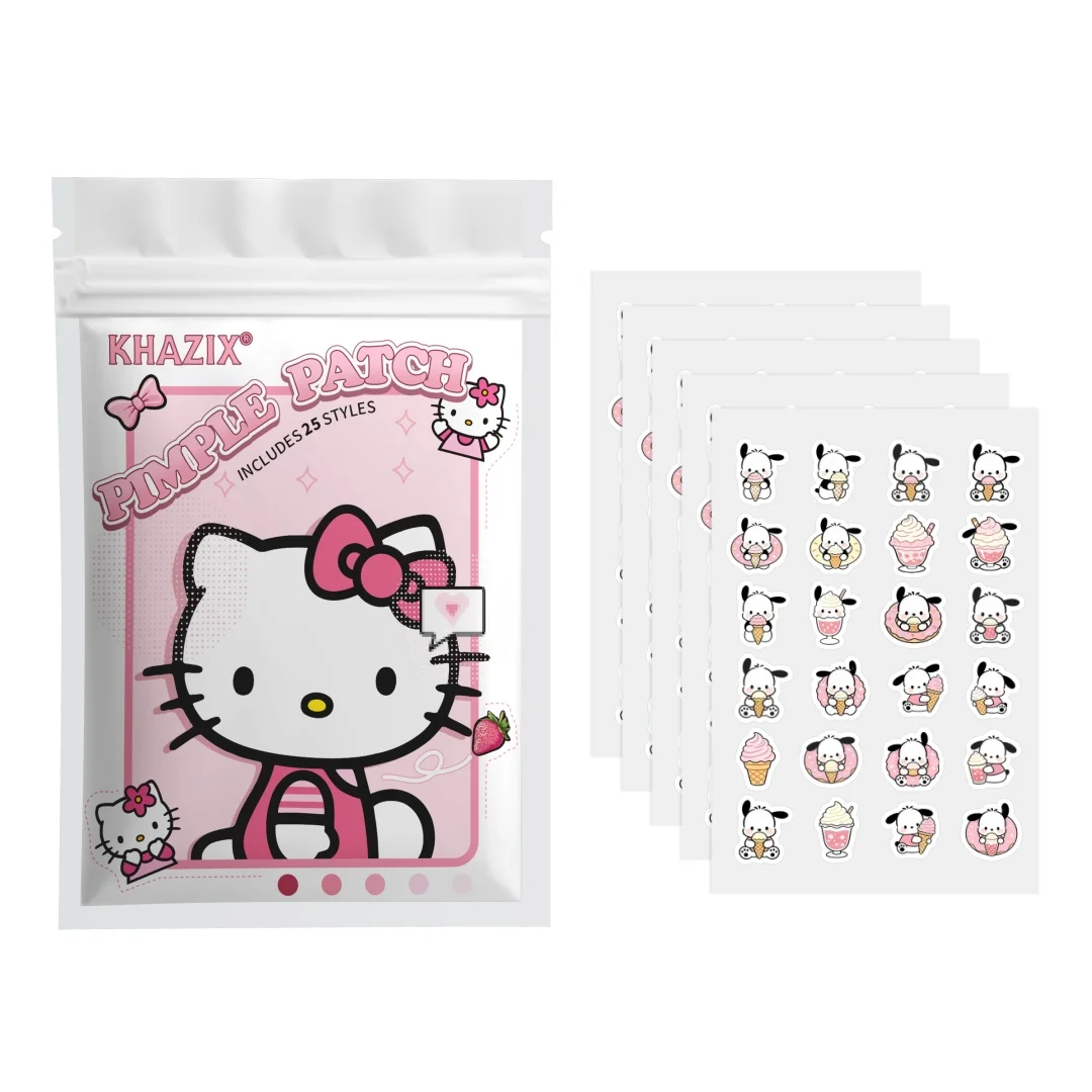 120PCS hello kitty Acne patches, facial acne patches, hydrogel acne removal patches, concealer