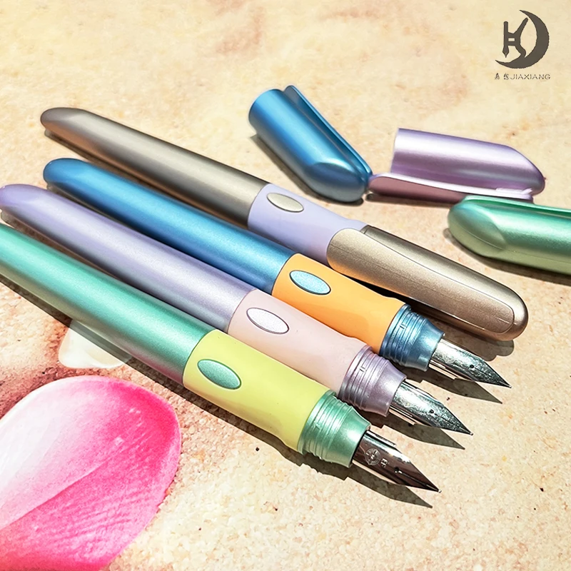 

Yongsheng Macaron Large Capacity Plastic Material Student Practice Writing Fountain Pen (EF nib)