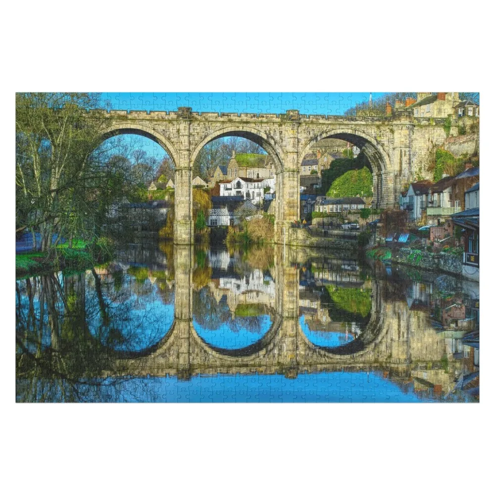 Knaresborough Viaduct Close Up Jigsaw Puzzle Personalized Name Custom Kids Toy Game Children Personalized Toys Puzzle