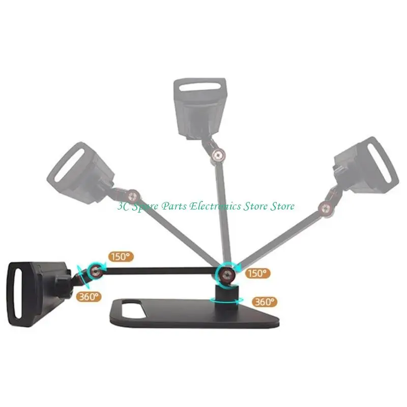 SZ Ergonomic Portable Monitor Stand 360Swivel Arm Aluminum Construction for Home