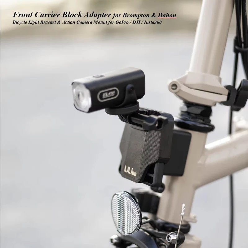 Folding Bike Camera Mount Base Portable Bicycle Light Adapter Durable Mount Base for JAVA NEO Sport Camera Cycling Accessories