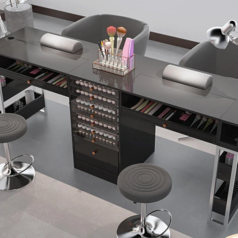 

Makeup Storage Manicure Table Nail Desk Cosmetic Studio Equipment Beauty Salon Furniture Sofa Set Nagelstyliste Benodigdheden