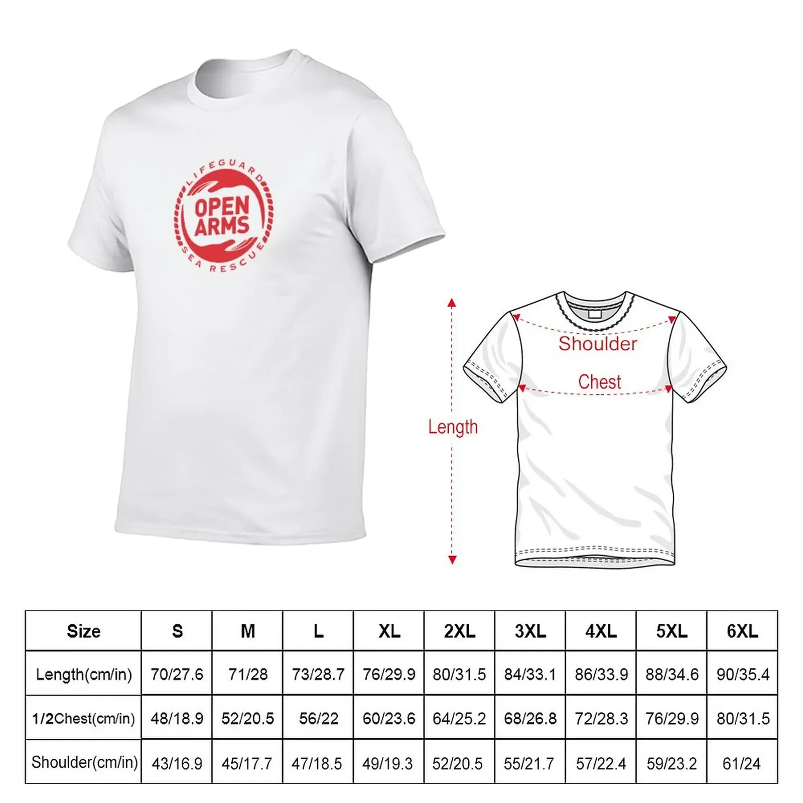 Open Arms humanitarian organization lifeguard sea rescue T-Shirt tops for a boy tees funny t shirts for men