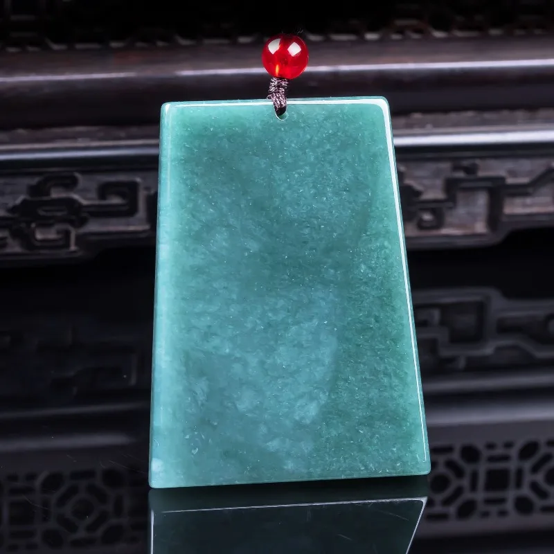 

Натуральный бирманский изумрудный нефрит, синий кулон «Ничтость воды», жадеитовые амулеты, дизайнерские модные очаровательные ювелирные изделия, подарки для мужчин и женщин
