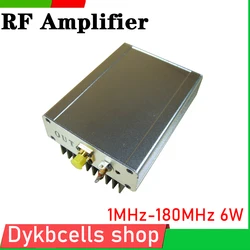 1MHz-130MHz (180MHz) Linear power amplifier 6W 37dB RF Amplifier for HF RF signal Short Wave AMP ham radio