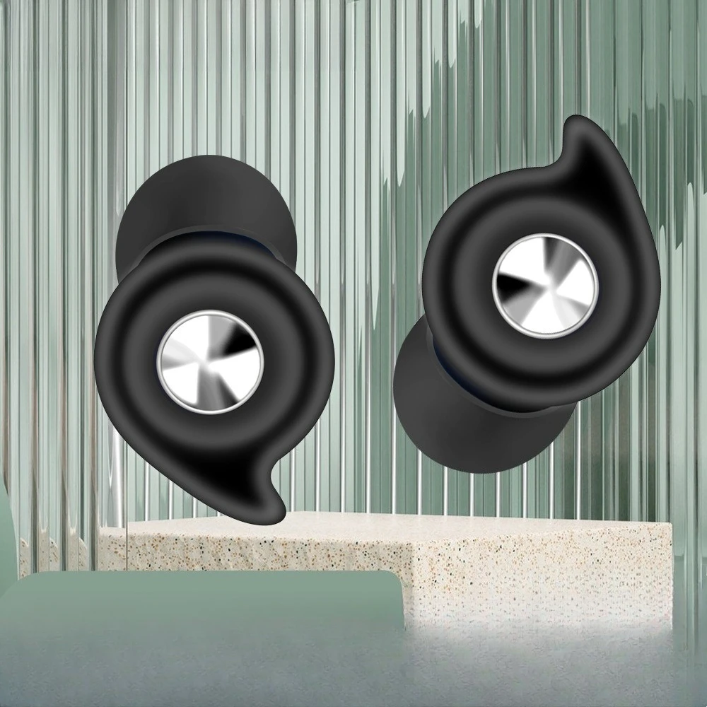 

Noise Cancelling Earplugs Set Reusable Silicone Earplug for Sleep Travel Work Swim Safety Protection Waterproof Concert Ear Pulg