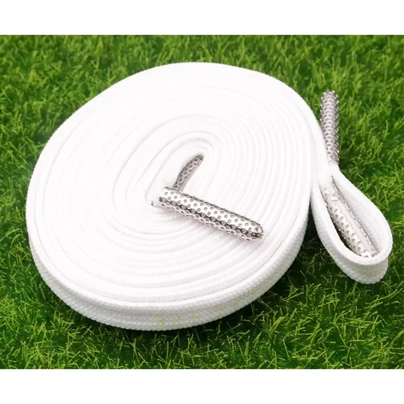 3.8*23mm Boot Shoelace Silver Aglets 4pcs/set Sneaker String Personality Trendy Shoe Rope Tips Silver Open Hollow Metal Head