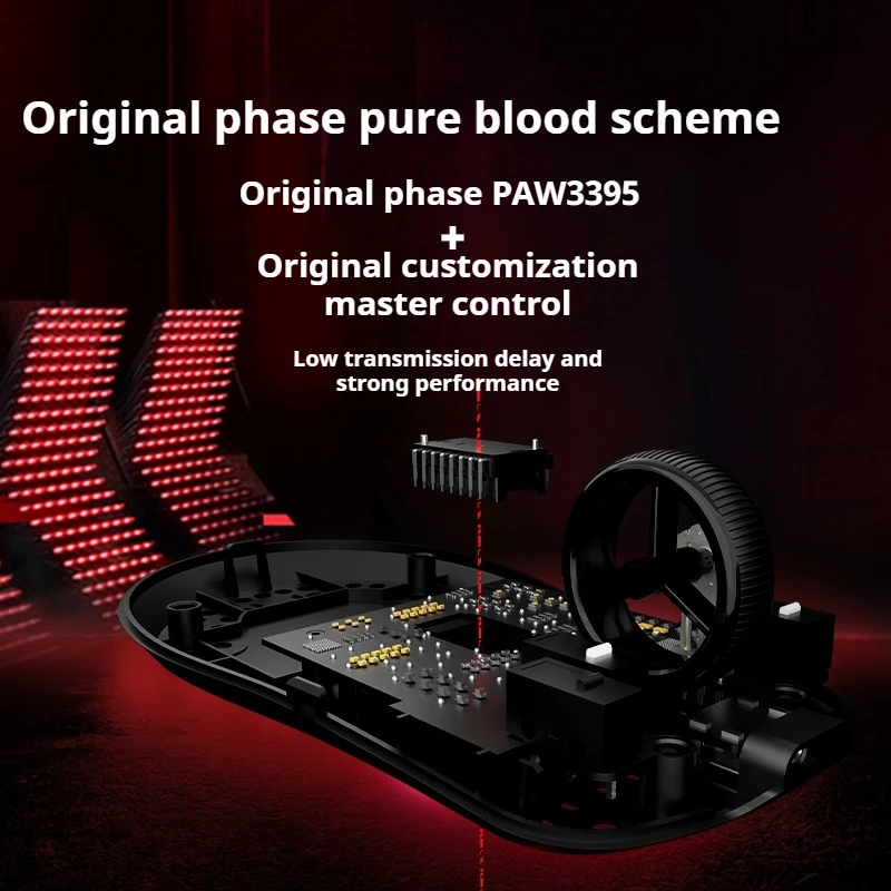 MADLIONS MAD G/Pro Wireless Gaming Mouse Ultra Lightweight Dual Mode 2.4GHz Esports Mouse Original Phase PAW3395 Optical Mouse