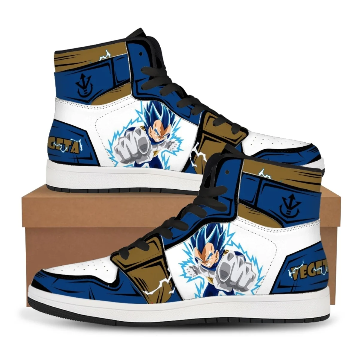 

Dragon Ball Z Son Goku Anime Custom High Top Sneakers Unisex Fashion Streetwear Casual Shoes Cartoon Print Cosplay Breathable No