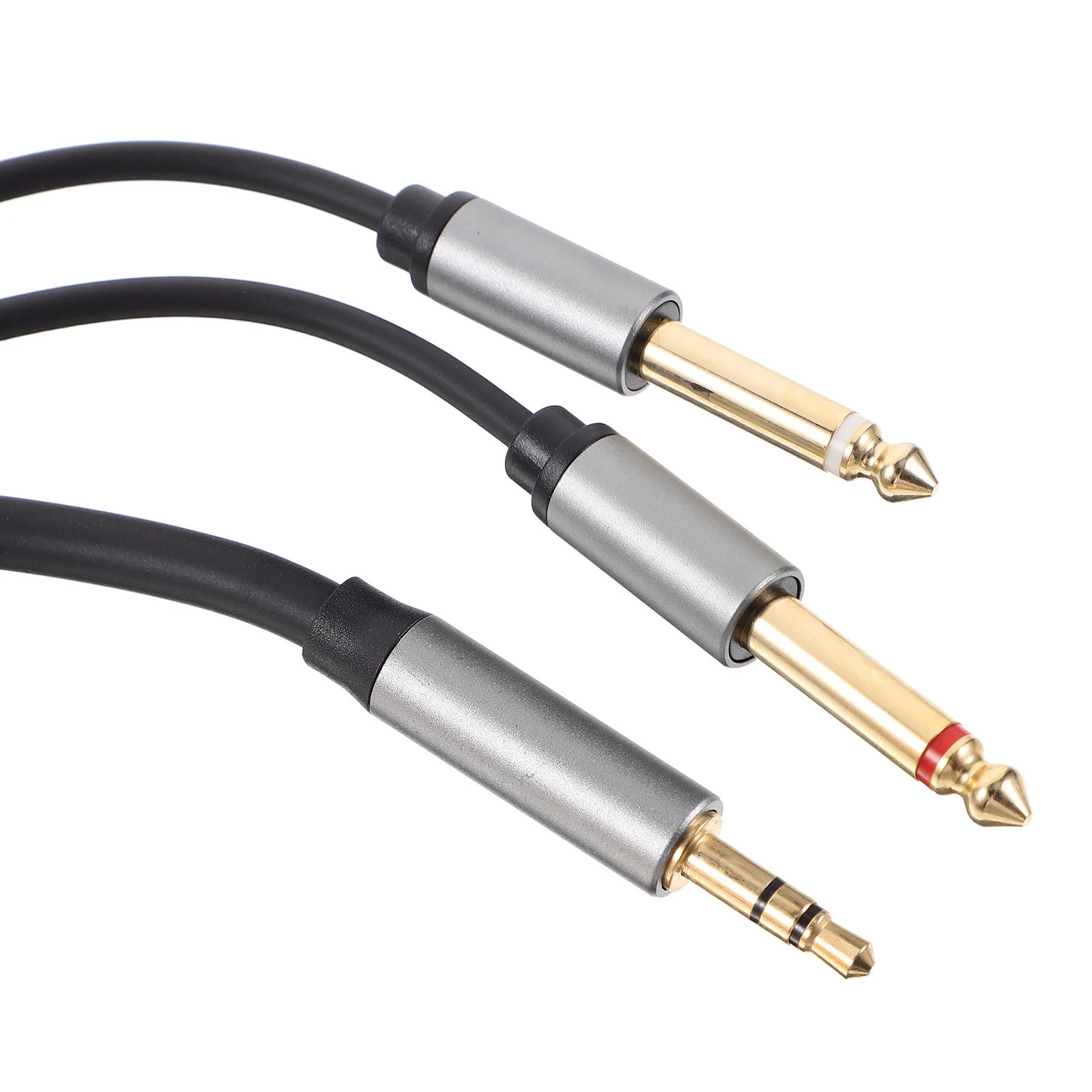

Aluminum Alloy Stereo Audio Cable 6.5Mm To 3.5Mm High-Fidelity Transmission Cable For Car Aux Speakers Headphones Computer