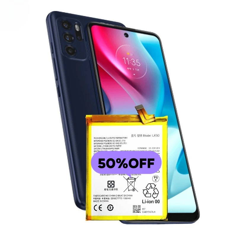 LK50 لموتورولا G60S/XT 2133-2 بطارية الهاتف المحمول جودة عالية قدرة عالية تبديل البطارية Bateria مع أدوات
