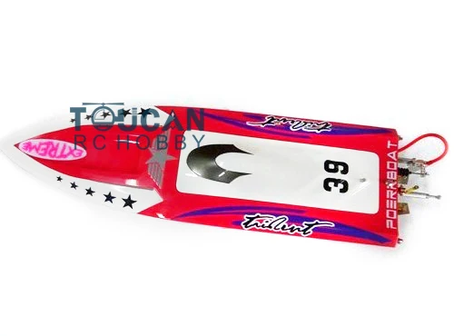 DTRC Toucanhobby H640 Fiber Glass Red Electric Race PNP RC Boat W/ Motor Servo ESC W/O Battery