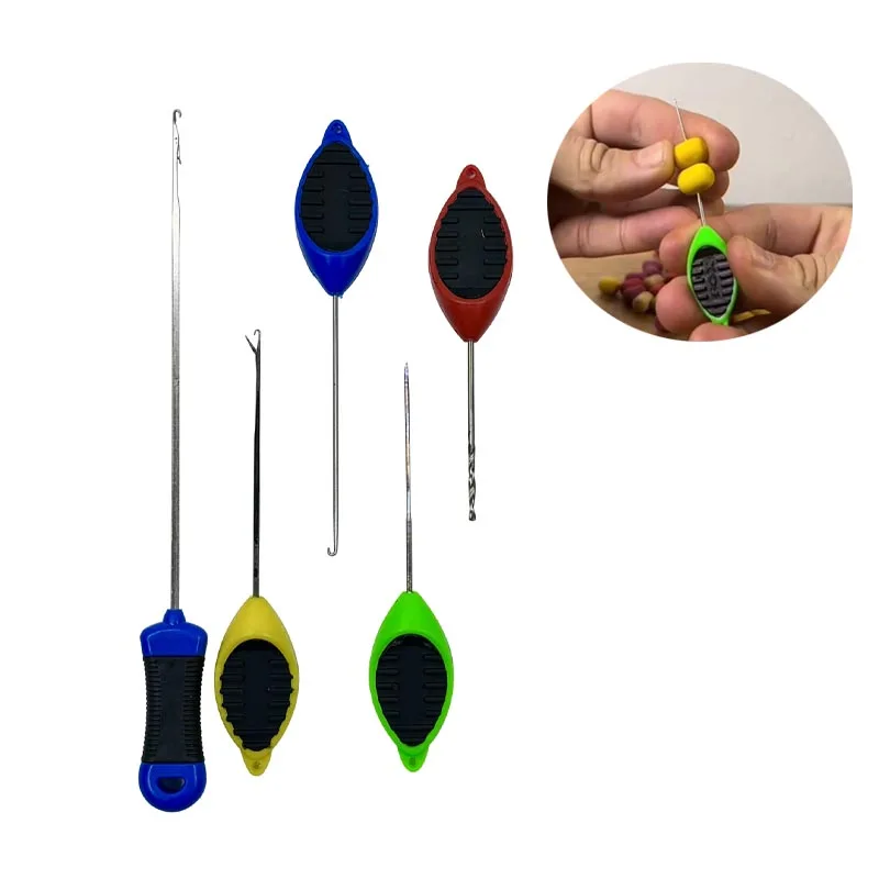 Carp Fishing Bait Needle Set Gated Needle Pop Up Boilies Splicing Pins Needle Carp Making Tools  Fishing Accessories