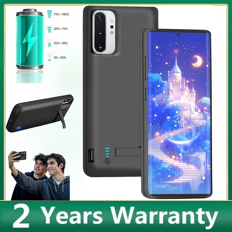 Phone Stand Newest 10000mah Power Case for Samsung Galaxy Note 8 9 10 20 Ultra Note10 Plus + S26 Battery Charger Case Power Bank