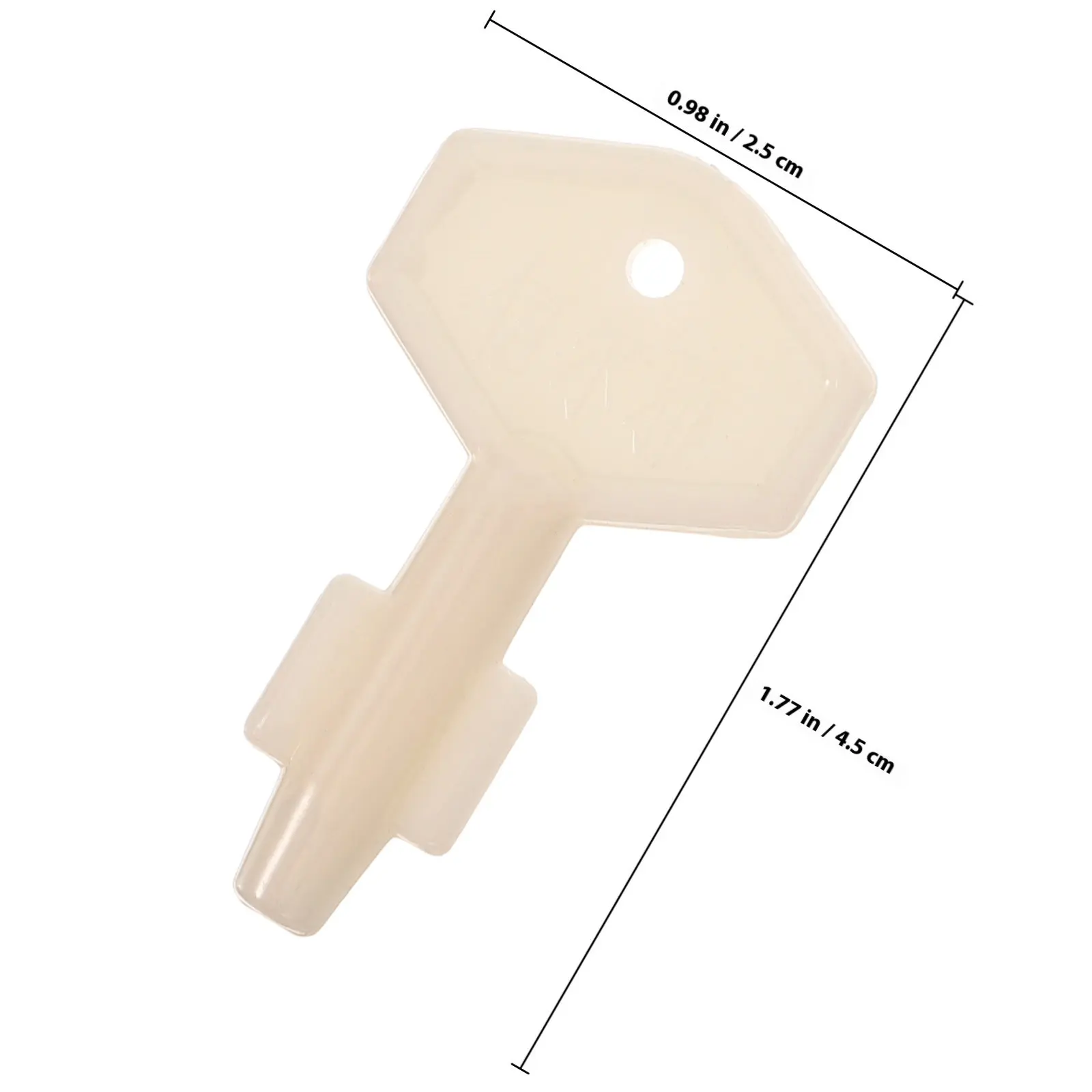 Toilet Paper Dispenser Key Set Plastic Sturdy Reliable for Public Facilities Compact Portable Design Paper Roll Dispenser Key