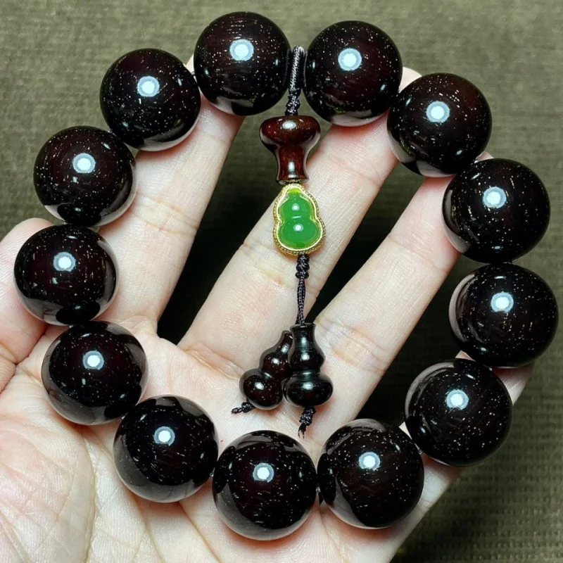 

Индийский мелколистный палисандр, старый материал, с полностью золотыми звездами толщиной 1,8 мм, мужской коллекционный браслет с патиной.