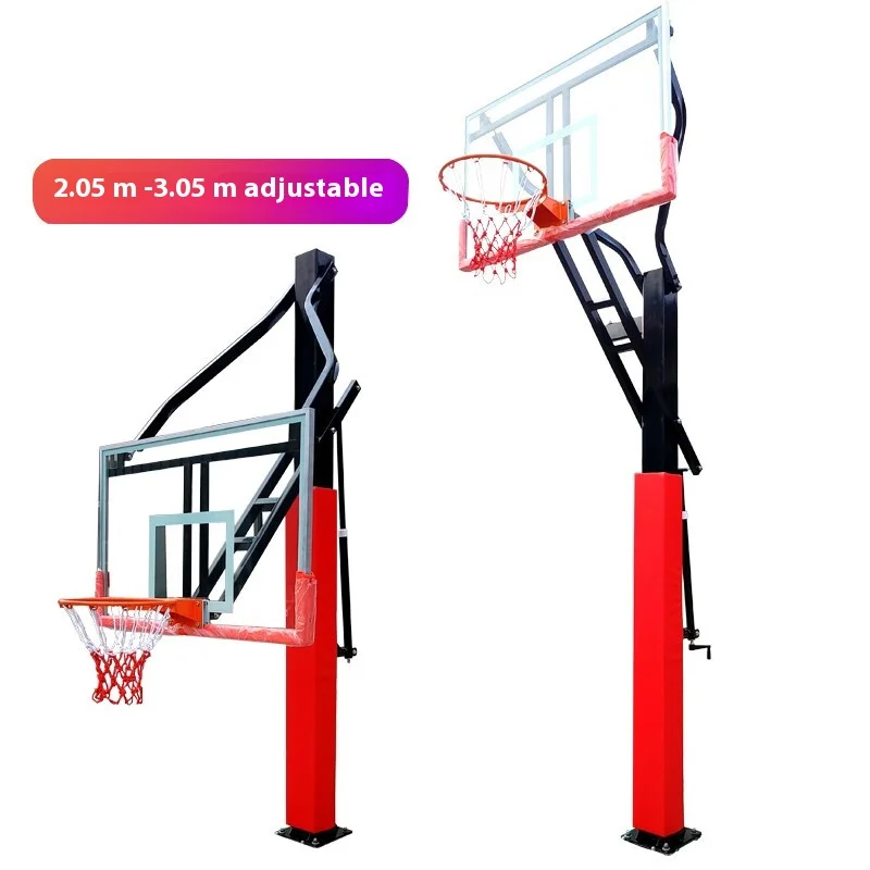 ينتج المصنع الاحترافي الأكثر مبيعًا مواد خارجية عالية الجودة لأطواق كرة السلة للبالغين