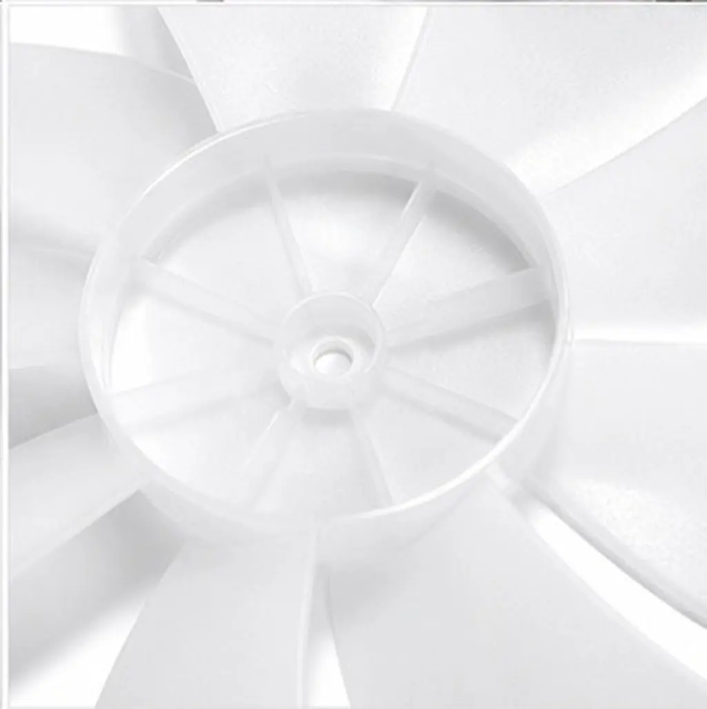 12-Inch Universal Plastic Fan Blades Replacement 7-Blade Round Bore Design for Standing Pedestal Floor Fans Silent Operation