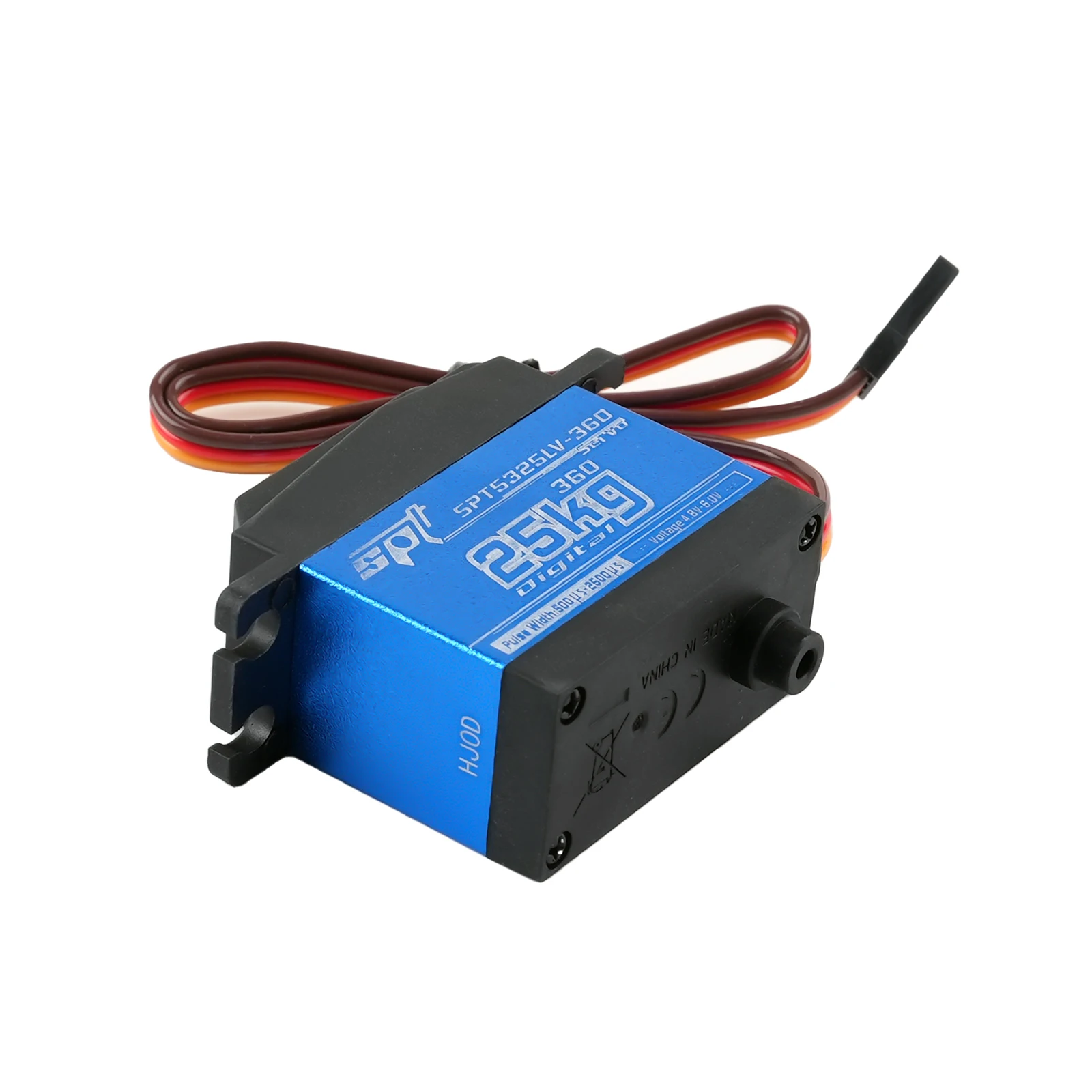 SPT5325LV 25 kg digitales Servo, 360-Grad-Drehung, Metallgetriebe, Doppelachsen-Servo, zusammengebaute Spielzeugteile für RC-Robotermodell